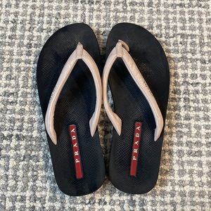100% authentic Prada flip flops size 39
